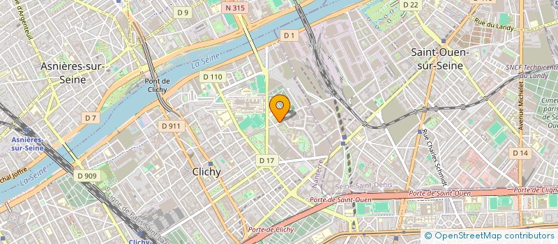 localisation de l'entreprise MONSIEUR NABIL MESTEGMAR  CLICHY