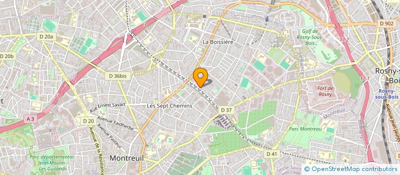 localisation de l'entreprise MONSIEUR NABIL MIMI à MONTREUIL