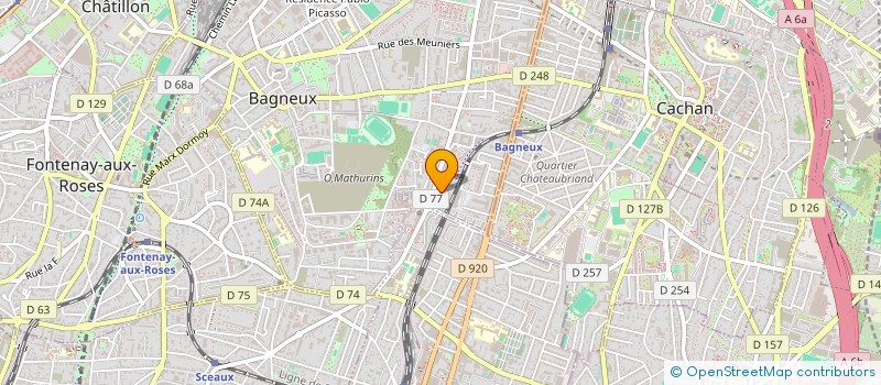 localisation de l'entreprise MONSIEUR NABIL MLAL à BAGNEUX