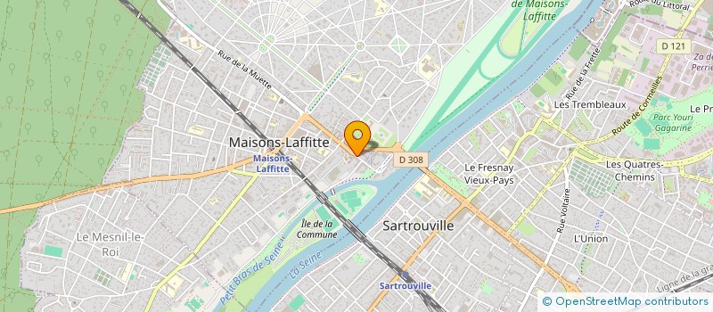 localisation de l'entreprise MONSIEUR NABIL MNAWAR  MAISONS-LAFFITTE