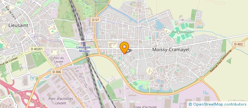 localisation de l'entreprise MONSIEUR NABIL MNAZZAH  MOISSY-CRAMAYEL