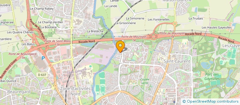 localisation de l'entreprise MONSIEUR NABIL MOHAMED-KRACHAI  SAINT-GREGOIRE