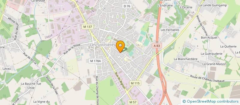 localisation de l'entreprise MONSIEUR NABIL MOKHFI  LES SORINIERES