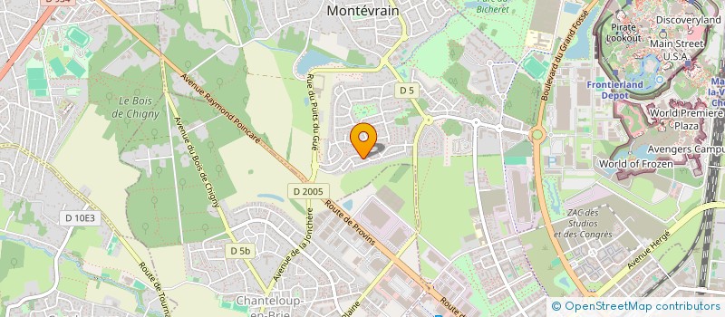 localisation de l'entreprise MONSIEUR NABIL MORSLI  MONTEVRAIN