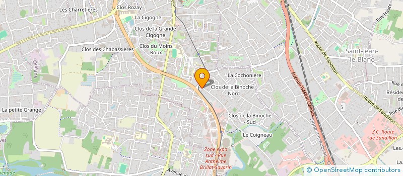 localisation de l'entreprise MONSIEUR NABIL MOUHOUBI à ORLEANS