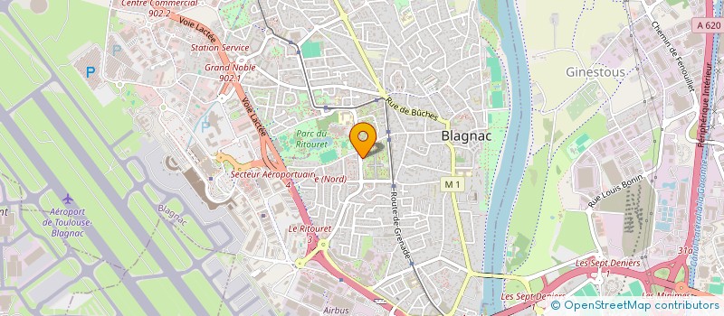 localisation de l'entreprise MONSIEUR NABIL MOUSSI  BLAGNAC