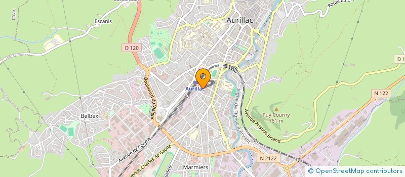 localisation de l'entreprise MONSIEUR NABIL MOUZAOUI à AURILLAC