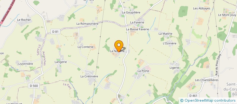 localisation de l'entreprise MONSIEUR NABIL NABLIA  LA CHAISE-BAUDOUIN