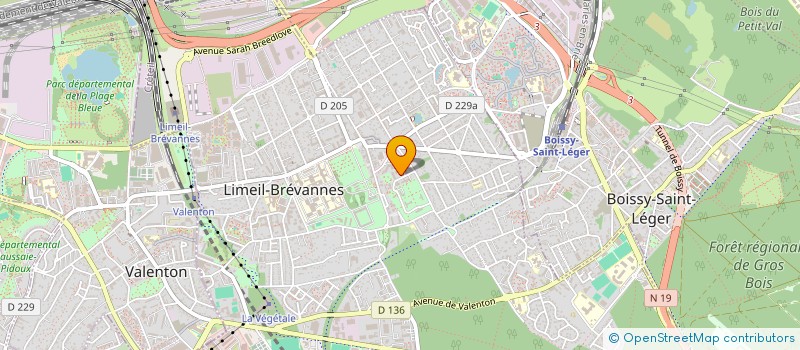 localisation de l'entreprise MONSIEUR NABIL NAJIM  LIMEIL-BREVANNES