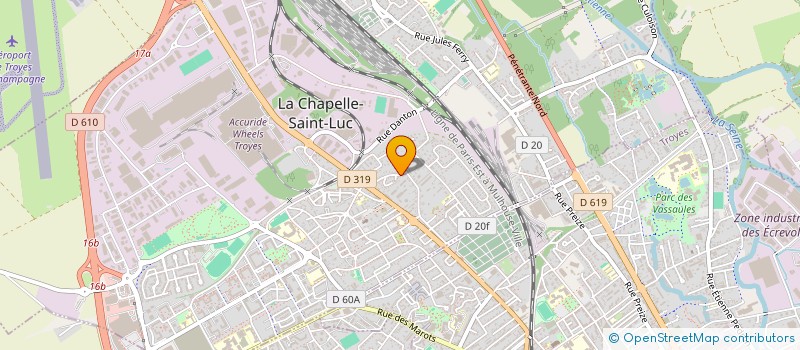 localisation de l'entreprise MONSIEUR NABIL NOURI  LA CHAPELLE-SAINT-LUC
