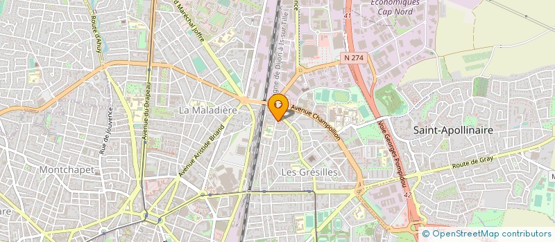 localisation de l'entreprise MONSIEUR NABIL OUAHDI  DIJON