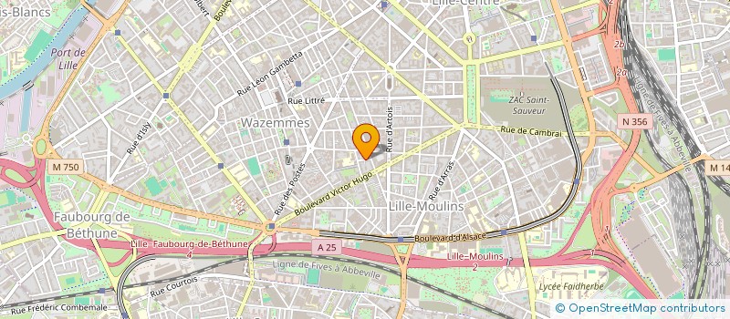 localisation de l'entreprise MONSIEUR NABIL OUAHMED à LILLE
