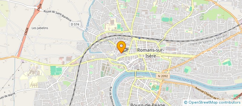 localisation de l'entreprise MONSIEUR NABIL OUAMMOU  ROMANS-SUR-ISERE