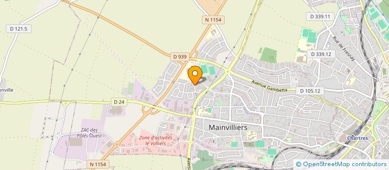 localisation de l'entreprise MONSIEUR NABIL OUERGUEMI à MAINVILLIERS