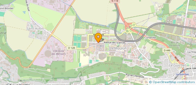 localisation de l'entreprise MONSIEUR NABIL RAKAH  GIF-SUR-YVETTE