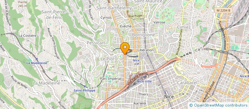 localisation de l'entreprise MONSIEUR NABIL REGHAI  NICE