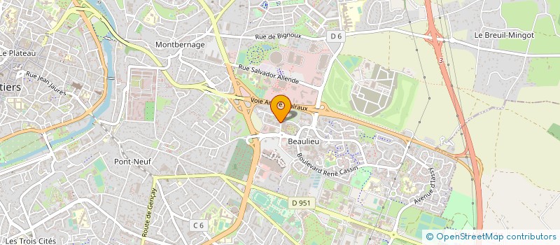 localisation de l'entreprise MONSIEUR NABIL REZQALLAH  POITIERS