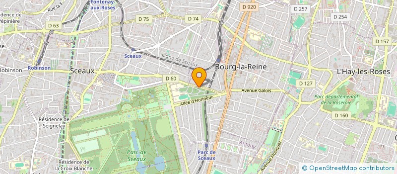 localisation de l'entreprise MONSIEUR NABIL ROMDHANE à BOURG-LA-REINE