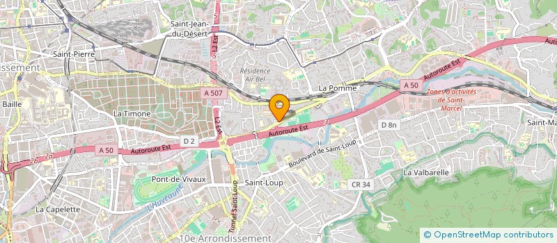 localisation de l'entreprise MONSIEUR NABIL SERRADJ à MARSEILLE