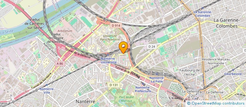 localisation de l'entreprise MONSIEUR NABIL TARTAG  NANTERRE