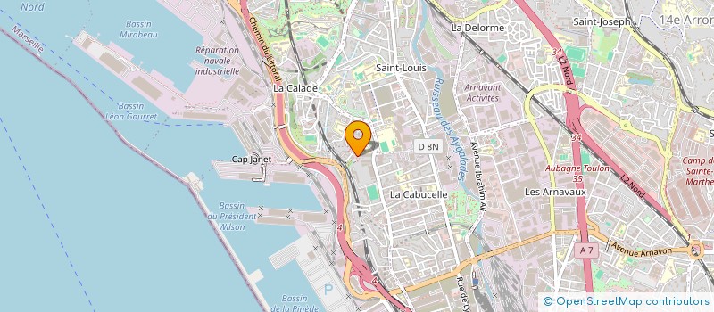 localisation de l'entreprise MONSIEUR NABIL TIFOUTI à MARSEILLE