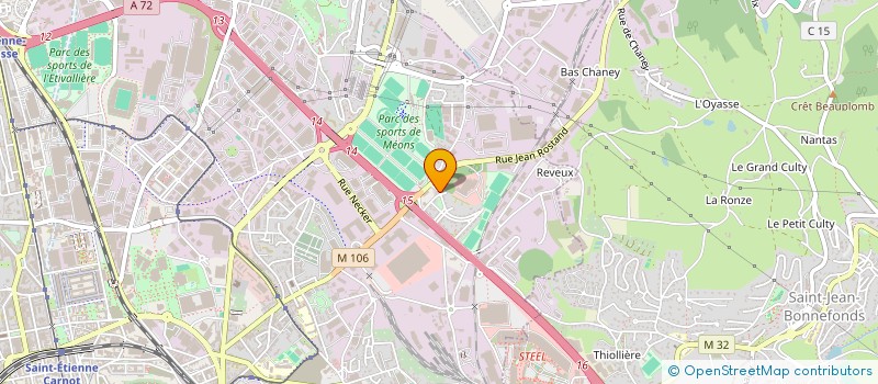 localisation de l'entreprise MONSIEUR NABIL TILOUCHE  SAINT-ETIENNE