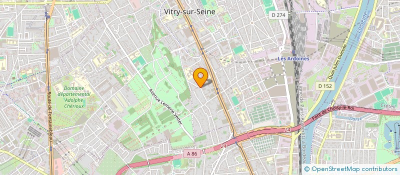 localisation de l'entreprise MONSIEUR NABIL TIRICHINE à VITRY-SUR-SEINE