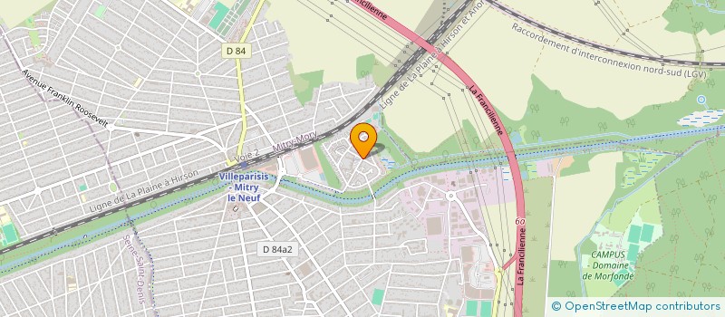 localisation de l'entreprise MONSIEUR NABIL YAMOUN  VILLEPARISIS