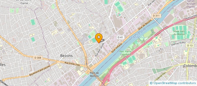 localisation de l'entreprise MONSIEUR NABIL YEMMI  BEZONS