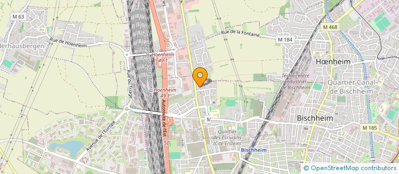 localisation de l'entreprise MONSIEUR NABIL ZAIOU  BISCHHEIM