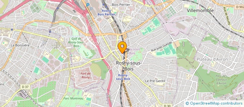 localisation de l'entreprise MONSIEUR NABIL ZARROUK à ROSNY-SOUS-BOIS