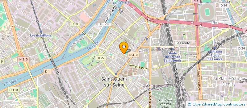 localisation de l'entreprise MONSIEUR NABIL ZOUAOUI à SAINT-OUEN-SUR-SEINE