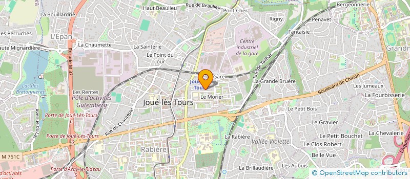 localisation de l'entreprise MONSIEUR NABILAYE KEITA  JOUE-LES-TOURS