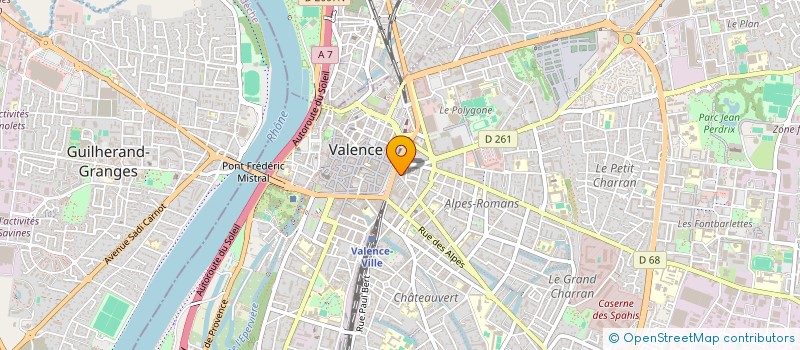 localisation de l'entreprise MONSIEUR NABILAYE TOURE  VALENCE