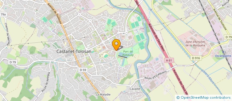 localisation de l'entreprise MONSIEUR NABILE BAO à CASTANET-TOLOSAN