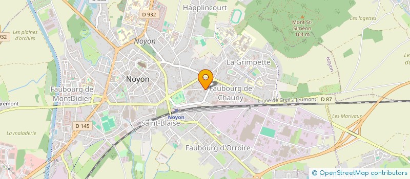 localisation de l'entreprise MONSIEUR NABILE BEHILEL à NOYON