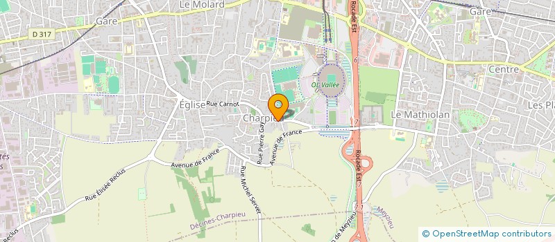 localisation de l'entreprise MONSIEUR NABILE BOUHAFS  DECINES-CHARPIEU