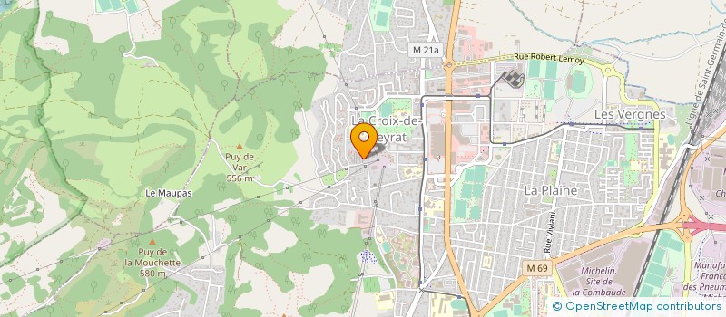 localisation de l'entreprise MONSIEUR NABILE GHARBI  CLERMONT-FERRAND