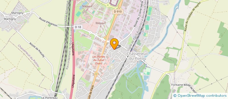 localisation de l'entreprise MONSIEUR NABILE HANNACHI  CHASSENEUIL-DU-POITOU