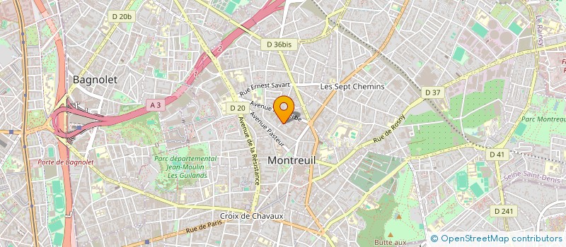 localisation de l'entreprise MONSIEUR NABILE KEDIME à MONTREUIL