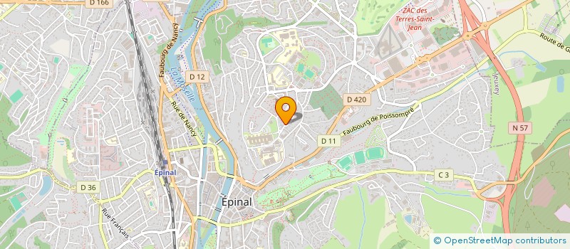 localisation de l'entreprise MONSIEUR NABILE MOKTAR  EPINAL