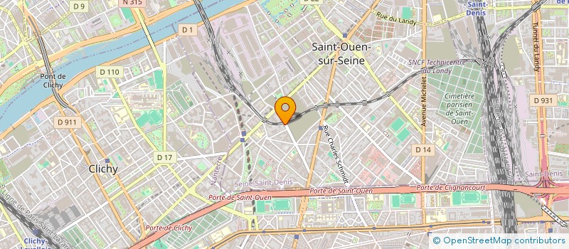localisation de l'entreprise MONSIEUR NABIR MOUSSA BAMBA à SAINT-OUEN-SUR-SEINE