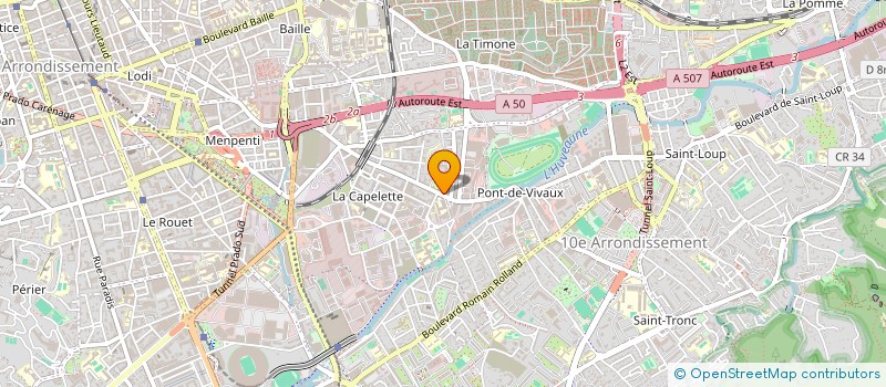 localisation de l'entreprise MONSIEUR NABIULLAH SANJANI  MARSEILLE