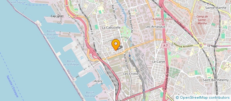 localisation de l'entreprise MONSIEUR NABOUHANE M'TOURIZIKE à MARSEILLE
