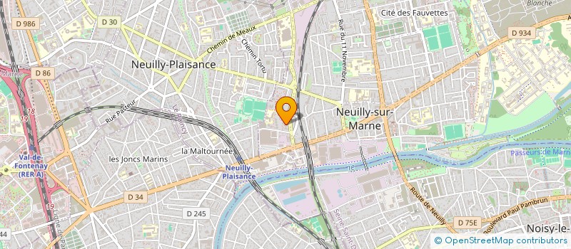 localisation de l'entreprise MONSIEUR NABY BOUVET à NEUILLY-SUR-MARNE