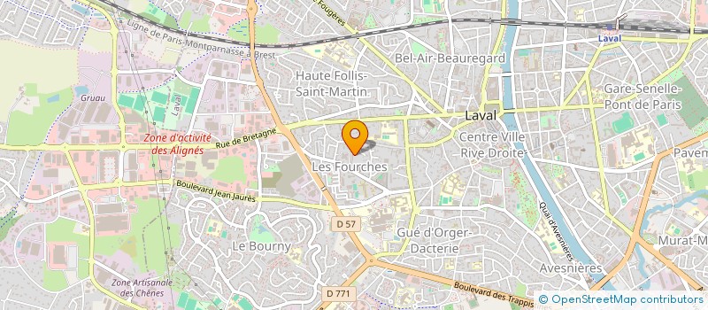 localisation de l'entreprise MONSIEUR NABY CAMARA  LAVAL