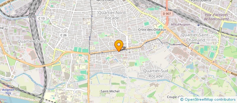 localisation de l'entreprise MONSIEUR NABY FOFANA  AVIGNON