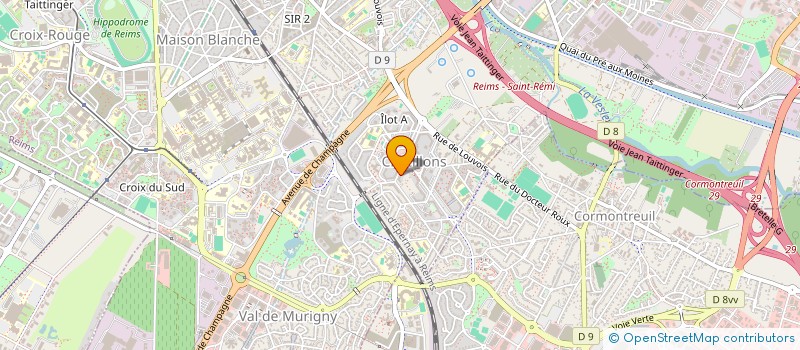 localisation de l'entreprise MONSIEUR NABY LAYE THIAM  REIMS