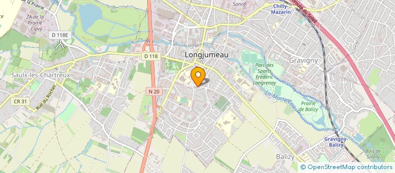 localisation de l'entreprise MONSIEUR NABYL BENZENATI-GOURIO à LONGJUMEAU