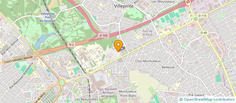 localisation de l'entreprise MONSIEUR NABYL BOUFEKHED à VILLEPINTE